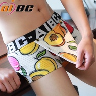 Source Manufacturers Aibc Summer Mesh Men's Underwear Front Empty Boxers Breathable Fashion Sexy 017Pj