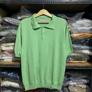 HIJAU 8 Seconds KnittedKR GreenPOLO Shirt Size XL 70x58