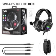 ONIKUMA K8 Headset Gaming Headset Computer with Wheat Eating Chicken Headset PS4 Wired Headset