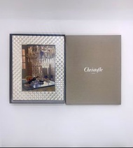 CHRISTOFLE昆庭法國皇室御用品牌～MATELASSE系列纯银相框 尺寸：20 x 25 cm  超過190年的法國皇室餐具品牌