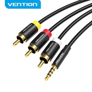 Vention Jack 3.5mm to 3RCA Cable 3.5mm Jack Male to 3 RCA Male AUX Audio Splitter