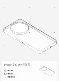 NOTHING (R) phone ( 3a ) pro 原裝保護殼 [強化保護、透過設計、抗黃變技術]