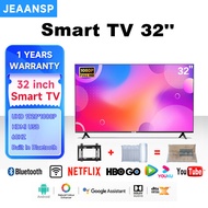 JEAANSP TV 32/40/43/46/50 inch Smart TV Android TV / WiFi / MYTV/DVB-T2 Bluetooth Netflix Youtube