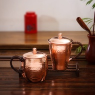 Red Copper Cup Red Copper Thickened Handmade Water Cup Copper Wine Cup Copper Tea Cup Powder Receivi