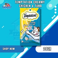TEMPTATION CREAMY CHICKEN & TUNA 24 GR