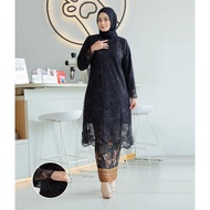 HITAM ONLY KEBAYA TOP / BROKEN KEBAYA TUNIC / MODERN KEBAYA KURUNG / BLACK KEBAYA