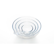 Yoshikawa Lightweight Unbreakable Microwave Bowl Set of 4, sizes 16cm, 13cm, 10cm, 6.7cm, 700ml to 6
