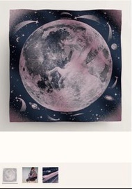 Hermes 月光粉馬羊絨圍巾 （cashmere ）140