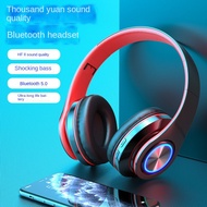 Wireless Bluetooth Headset Light-Emitting Headset Heavy Bass Headset with Microphone