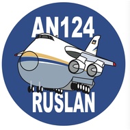 RBF ANTONOV AN124 7CM STICKER S-C-AN124-BY