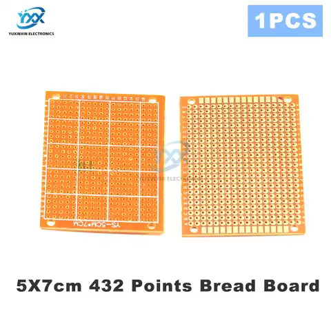 1/3/5/10PCS Single Side Super Prototype Breadboard 432 Points Bread Board 5X7cm