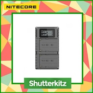 NITECORE USN3 Pro Dual Slot USB Charger for Sony NP-FM500H/NP-F550/730 - 970 BTY