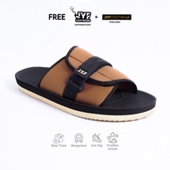 JYF - Folks Brown Men's Casual Sandals