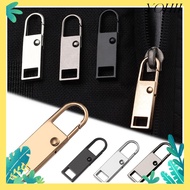 YOHII 5pcs Metal Zipper Head Broken Buckle Replacement Sewing Kit Metal Zip