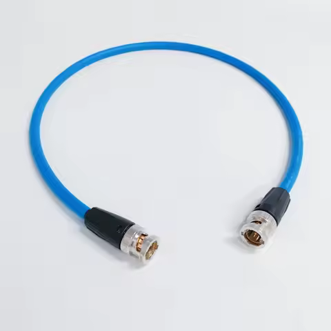 12G 4K HD SDI Flexible Video Patch 75 Ohm Coaxial BNC Cable for Camera Monitor Broadcast Analog Digi