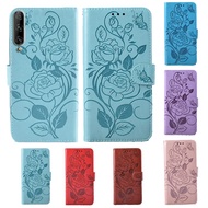 3D Flower Wallet Case For Huawei Y6s Y9s Y5 Lite Y9 Prime 2018 2019 flip PU Leather phone cover with stand function