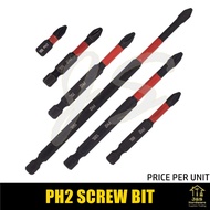 PH2 (+) Magnetic Screw Bit PH2 Screwdriver Drill Bit. Impact Driver Screw Bit