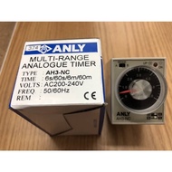 ANLY TIMER AH3-NC 200-240VOLTS AC ORIGINAL