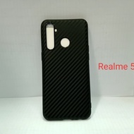 Softcase Softshell Case Carbon Black Realme 5 Pro Realme 5