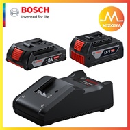 Mizona BOSCH 18V 2.0Ah/4.0Ah Professional Starter Kit-(1x18V2.0Ah+1x18V4.0Ah+1xPRO GAL18V-40 Charger