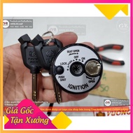 ổ khóa 8 cạnh EX150 Vương niệm - nắp như zin chống trộm xe máy CD68