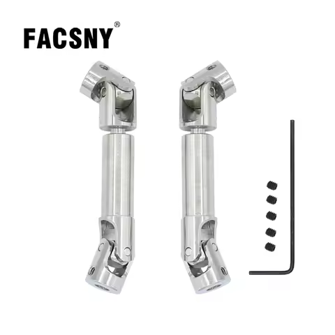 2Pcs Metal Center Drive Shaft CVD Driveshaft For FCX24 POWER WAGON 1/24 RC Crawler Car Medium Drives