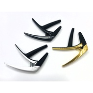 British G7th String Nashville Capo Acoustic Guitar Black Silver