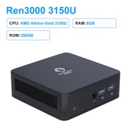 GenMachine Mini PC มินิ พีซี AMD Ren3000 3150U Windows11 WiFi5 BT4.2 DDR4 8/16GB RAM 256/512GB NVMe SSD 1000MHz รองรับ Dual Screen HD Display