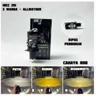 IBEZ 201 H4 LED Headlight 3 Colors Blue Lens H4 12 - 60V Waterproof Aluminum Fan All Weather