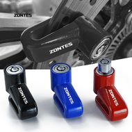 For Zontes G1 125 ZT125 G1 ZT125U ZT 125 U ZT 310X ZT310R Motorcycle Accessories Lock Security Anti-