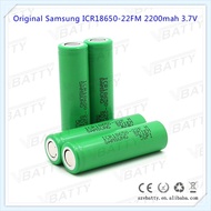 100% original for Samsung ICR18650-22FM 22FM 18650 2200mah 3.7v li-ion rechargeable battery for e bi