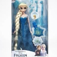 Female Gift Female Snow White Long Hair Princess Elsa Doll Elsa Anna Frozen Doll Doll Figure Toy