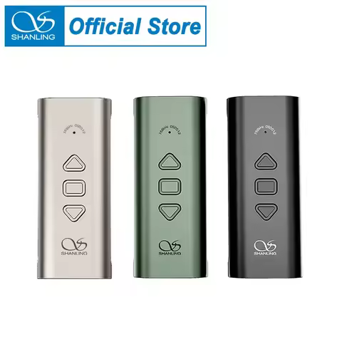 SHANLING UA3 Hi-Res HiFi Portable USB DAC Headphone Amplifier AMP AK4493SEQ Type-C to 3.5mm 4.4mm Au
