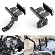 For KAWASAKI Ninja 400 650 300 250 250R Ninja H2 ZX14R ZX10R ZX6R Motorcycle Handlebar Mobile Phone Holder GPS Stand Bracket