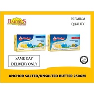 [SAME DAY DELIVERY ONLY] Anchor Salted Butter 250gm / Unsalted Butter 227gm