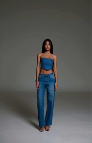 CURVF Remi Baggy Jeans กางเกงยีนส์ผ้าญี่ปุ่น ทรงแบ็กกี้ เอวต่ำกำลังพอดี