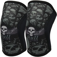 Jupiter Knee Sleeves (1 Pair), 7mm Compression Knee Braces for Squats,Weightlifting,Powerlifting,Cro