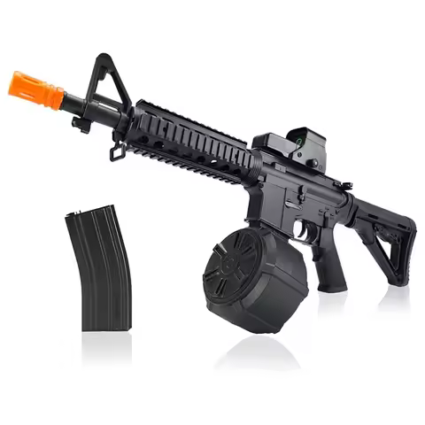M4A1 Gel Ball Blaster 280+ FPS 100+ Ft Range Full Size Splatter Ball Blaster Electric Automatic Spla