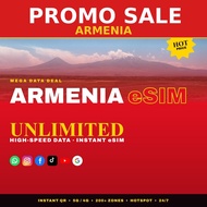 [PROMO] Armenia Travel eSIM Unlimited Data | Big Sale | Instant QR | 4G/5G