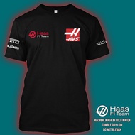 Haas F1 Racing Team Baju Tshirt Microfiber