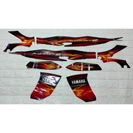 Decal SET "Yamaha Crypton Z (Owl Type)/JUPITER Z" RED