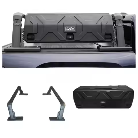 YH-G-039 Universal Adjustable Aluminum Truck Bed Rack Pickup Roll Bar Truck Ladder Rack with Side St