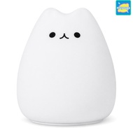 NIUYO LED Night Light, Cat 7 Colors Night Lamp, Cute Battery Powered Tap Control Breathing Mode Nigh