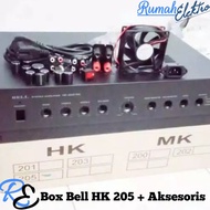 Box Power Amplifier Parametrik HK205 HK 205 HK-205 Plus Aksesoris