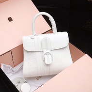Delvaux Delvaux BL Series White box Leather White Lizard Pattern Between Crocodile Patterns & Snake 