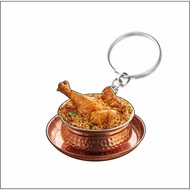biryani chicken biryani egg biryani taandori 2d keychain