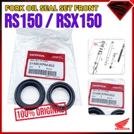 100% ORIGINAL HONDA SEAL SET FR FORK RS150 V1 V2 RS150R / RS-X RSX150 RSX 150 OIL SEAL FRONT FORK DE