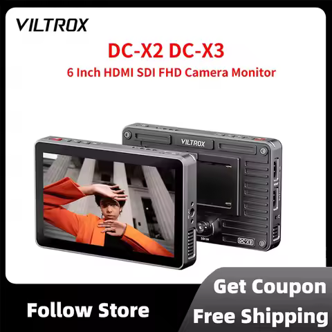 Viltrox DC-X3 DC-X2 6 Inch 4K Portable Touchscreen Pro Monitor 2000 Nits 1080P IPS HMDI SDI HD FHD C