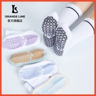 GRANDELINE|Korean Cotton Anti-Slip Mid-Tube Socks Yoga Pilates [AC530]