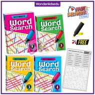 Ultimate Word Search Book | Brain Boosting | Word Games | Crossword Puzzle for Kids | Hobbies Books
